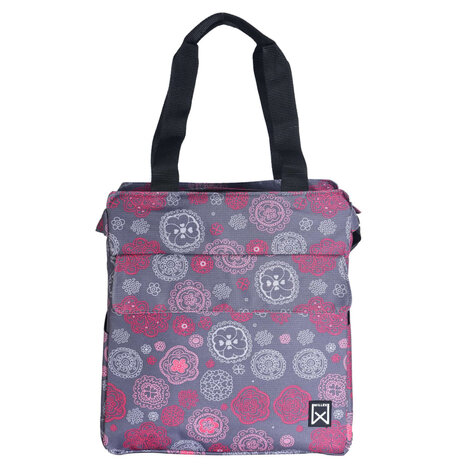Fietstas Cosmos 15 L grijs en rood