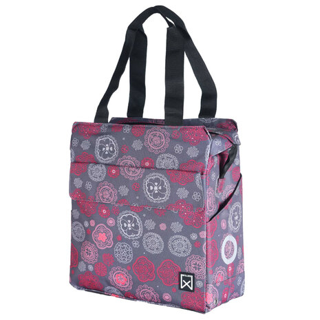 Fietstas Cosmos 15 L grijs en rood