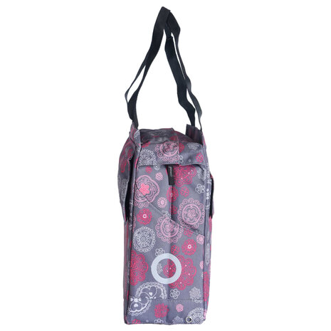 Fietstas Cosmos 15 L grijs en rood