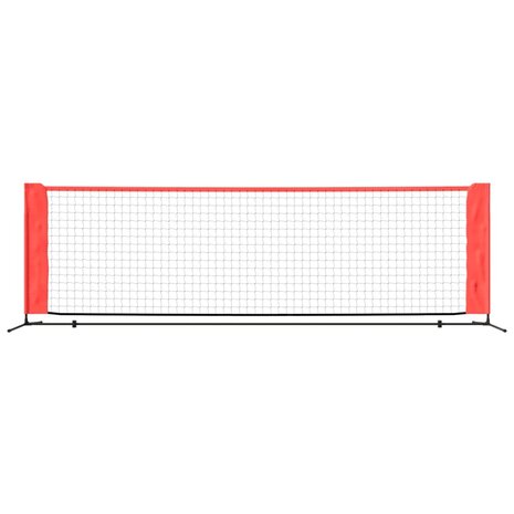 Tennisnet 300x100x87 cm polyester zwart en rood