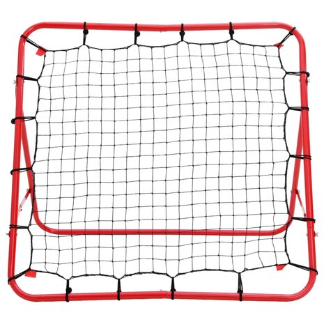 Voetbal kickback rebounder verstelbaar 100x100 cm