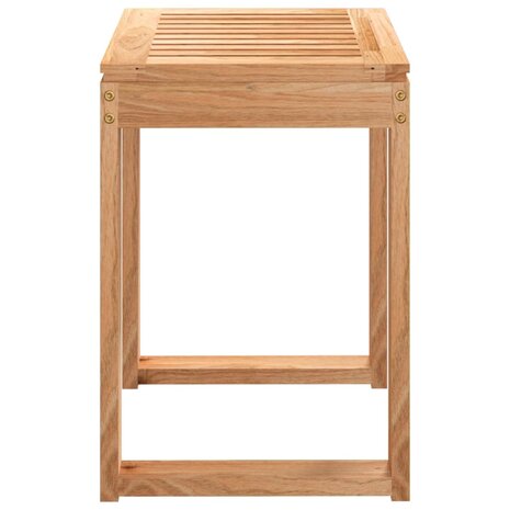 Badkamerkruk 40x30x46 cm massief walnotenhout