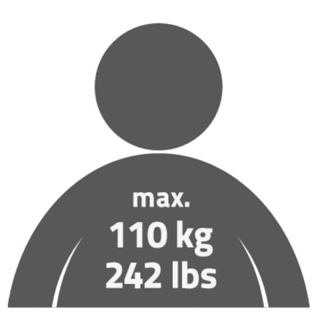 Badkamerkruk rond 110 kg wit A00603101