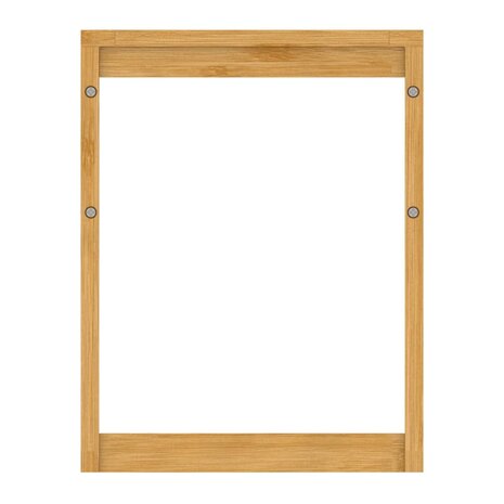 Badkamerkruk 35x35x45 cm bamboe