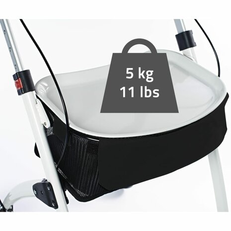 Rollator voor binnen Pit antracietkleurig
