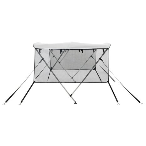 Biminitop 3 bogen met mesh zijwanden 183x(185-198)x137 cm