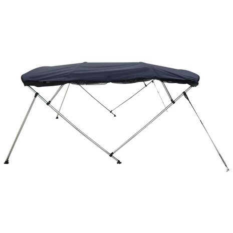 Biminitop 4 bogen met mesh zijwanden 243x(185-198)x137 cm