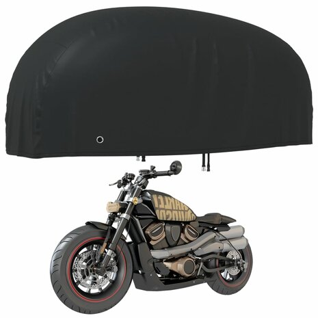 Motorhoezen 2 st 265x105x125 cm 210D oxford stof