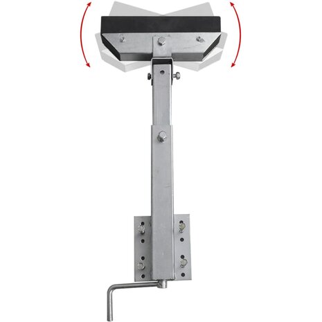 Stalen frame ondersteuning voor de boot aanhanger 63-88 cm (set van 2)