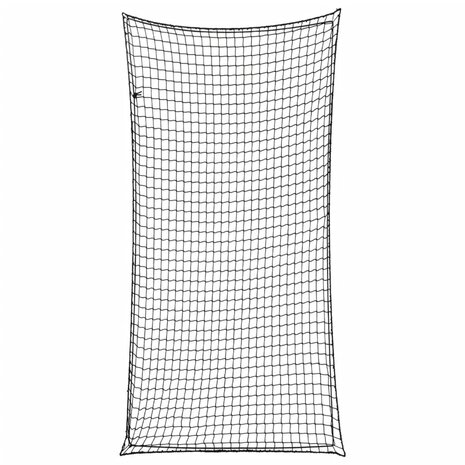 Aanhangwagennet elastisch touw 6x3 m polypropeen zwart
