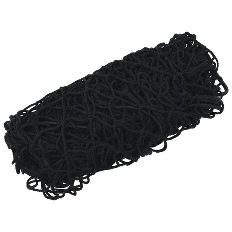 Aanhangwagennet elastisch touw 4x3 m polypropeen zwart