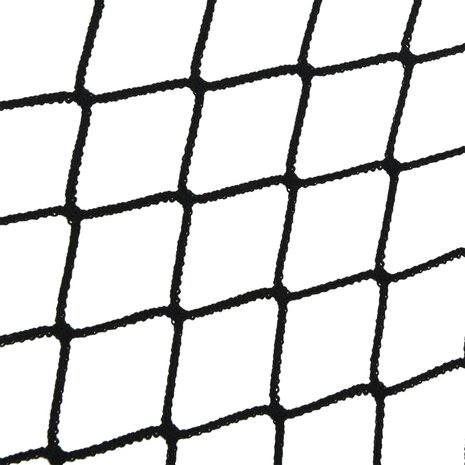 Aanhangwagennet elastisch touw 4x4 m polypropeen zwart