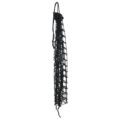 Hooinetten 2 st 75x50 cm rechthoekig polypropeen zwart