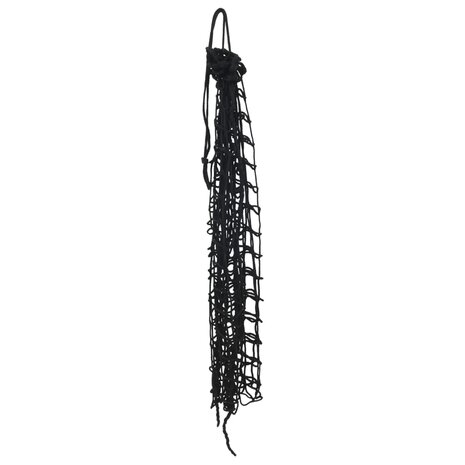 Hooinetten 2 st 75x75 cm vierkant polypropeen zwart