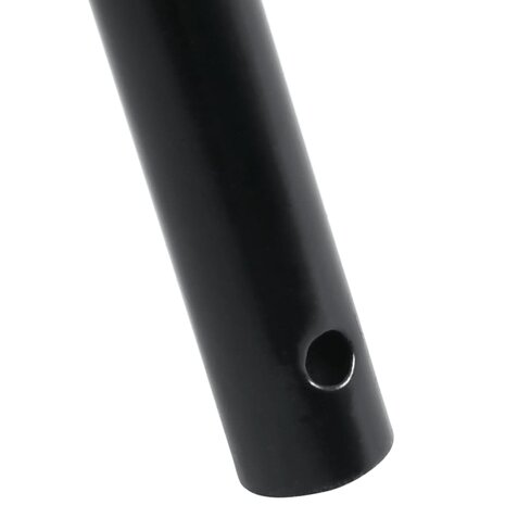 Hooivorksteel Ø3,5x127,5 cm zwart staal