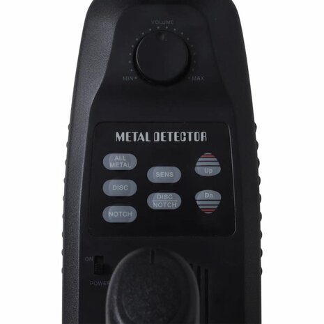 Metaaldetector met LCD-scherm zoekschijf 20cm zoekdiepte 300cm
