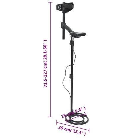 Metaaldetector auto-tune 18 cm zoekdiepte met pinpoint