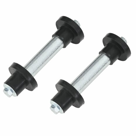 Kruiwagenwielen met assen 4,00-8 390 mm massief PU 2 st