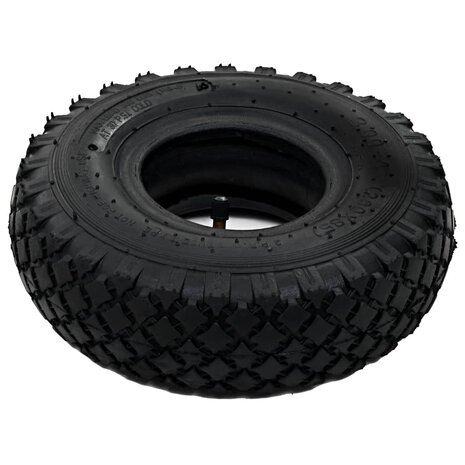 Banden/binnenbanden voor steekwagens 3,00-4 260x85 rubber 2 st