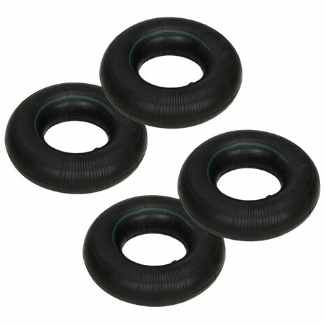 Binnenbanden voor steekwagenwielen 3,00-4 260x85 rubber 4 st