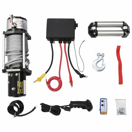 Elektrische lier 12 V 5909 kg