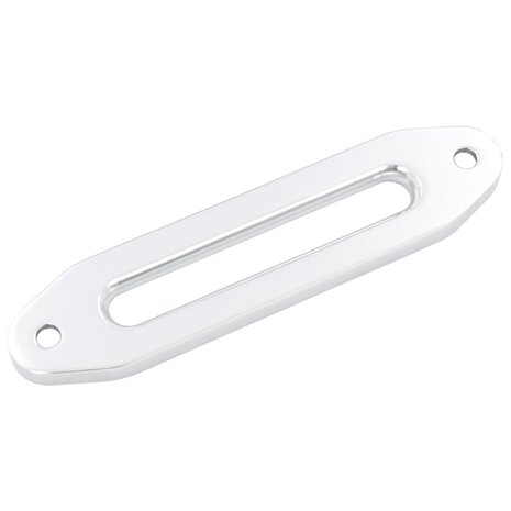 Rollenvenster voor lier 254 mm aluminium zilverkleurig