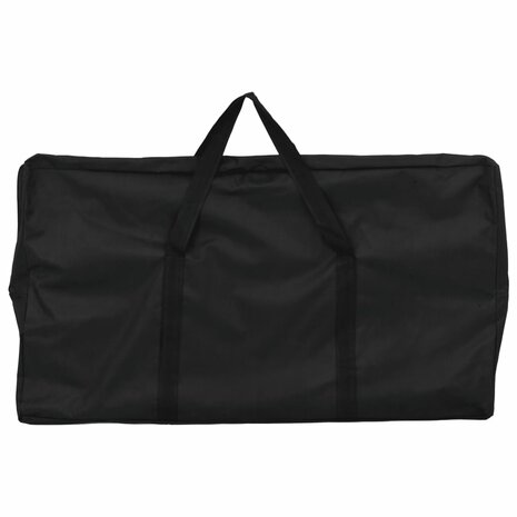 Beursbalie inklapbaar 90x48x93 cm bewerkt hout