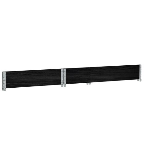 Palletopzetrand 120x80 cm massief grenenhout zwart
