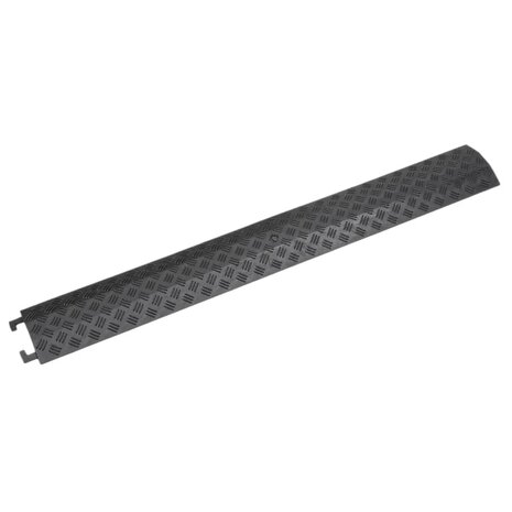 Kabelbeschermers drempel 2 st 98,5 cm zwart