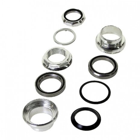 Tange Seiki Balhoofd Cartridge Seiki Aluminium 1 Inch Zilver