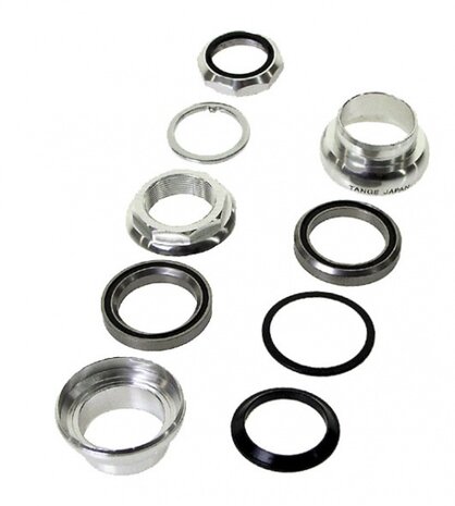 Tange Seiki Balhoofd Cartridge Seiki Aluminium 1 Inch Zwart