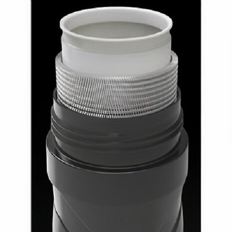 Polisport Bidon Thermal T500 Polypropyleen 500 Ml zwart/grijs zwart/grijs