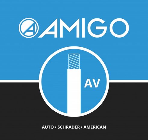 Amigo Binnenband 14 X 1 5/8 X 1 3/8 (44-288) Av 48 Mm zwart zwart