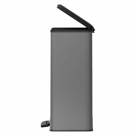Pedaalemmer Deco duo 26+26 L koelgrijs