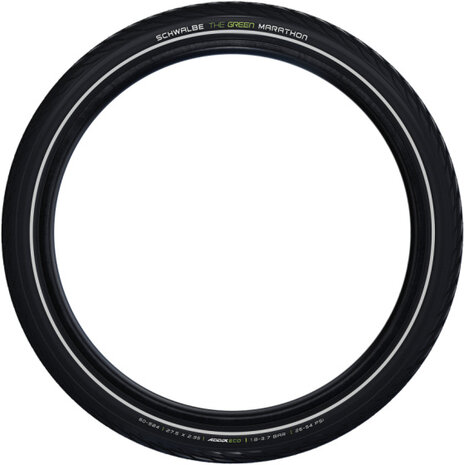 Schwalbe Green Marathon Greenguard 28 X1 1/2 (40-635) Zwart