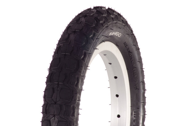 Amigo Buitenband M-300 12 1/2 X 2 1/4 (62-203) zwart 12 inch zwart 12 inch