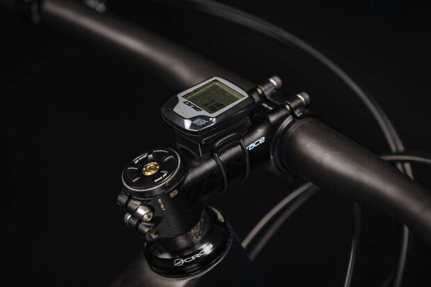 One C.comp 8 Draadloze Fietscomputer Zwart/Grijs