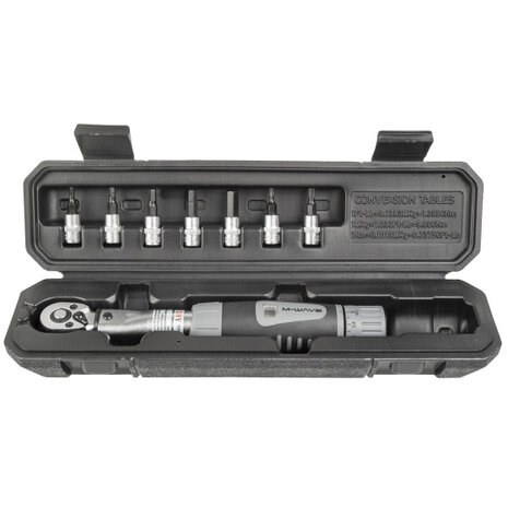 M-Wave Momentsleutelset Tw-4/24 Met Bitjes 4-24 Nm 8-Delig