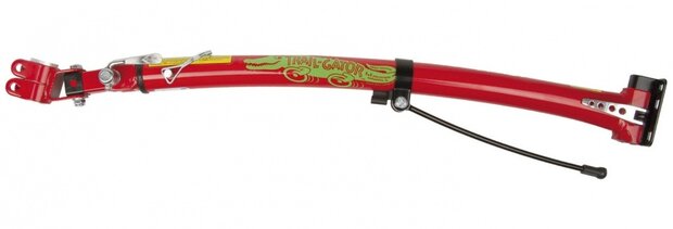 Trail-Gator Tandemstang 25,4 - 31,8 Mm Staal Rood