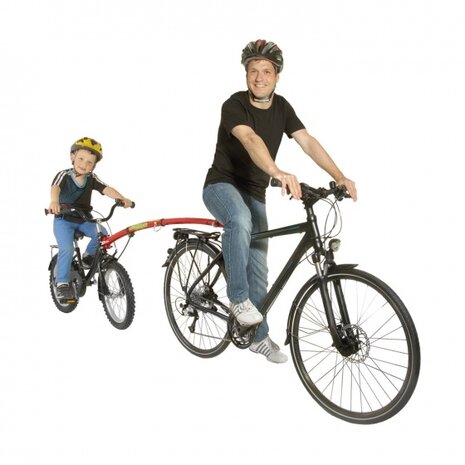 Trail-Gator Tandemstang 25,4 - 31,8 Mm Staal Rood