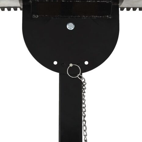Sneeuwploeg handbediend met wielen 100x44 cm