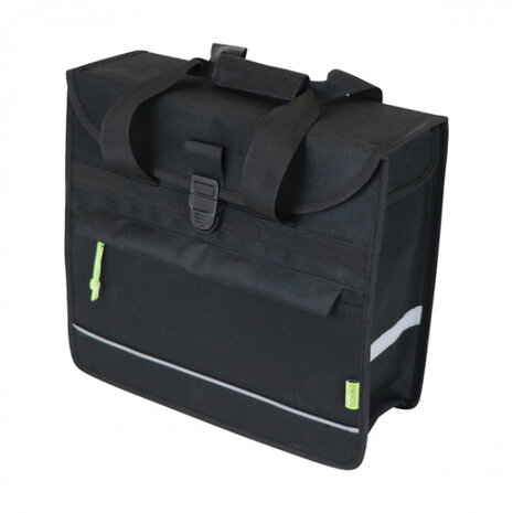 Dresco Basic Shopper Pakaftas 20 Liter Nylon zwart zwart