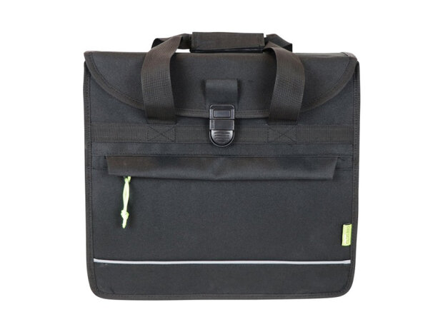 Dresco Basic Shopper Pakaftas 20 Liter Nylon zwart zwart