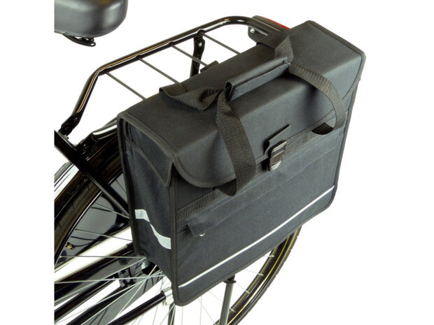 Dresco Basic Shopper Pakaftas 20 Liter Nylon zwart zwart