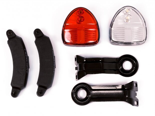 Reelight Verlichtingsset Sl120 Flash Dynamo V-Brake/Rollerbrake