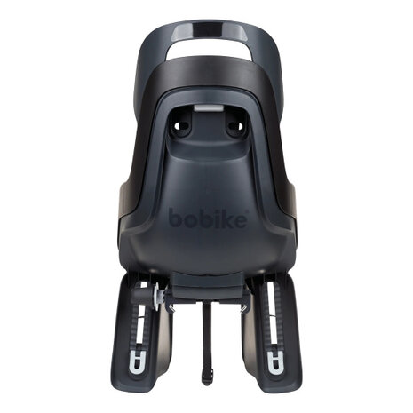 Bobike Go Maxi Fietszitje Achter Dragerbevestiging + Slaapstand Black zwart zwart
