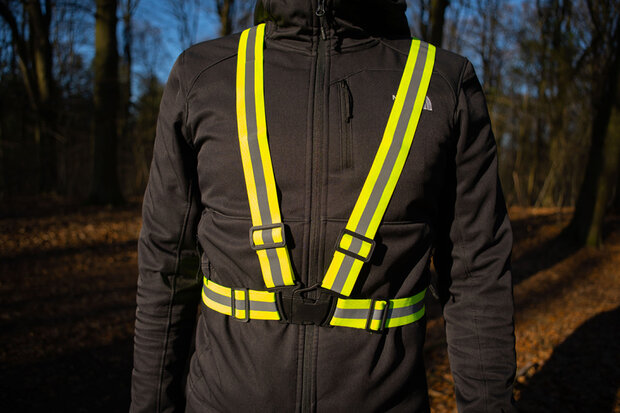 Lynx Reflectie Harnas Unisex Maat Onesize zwart zwart