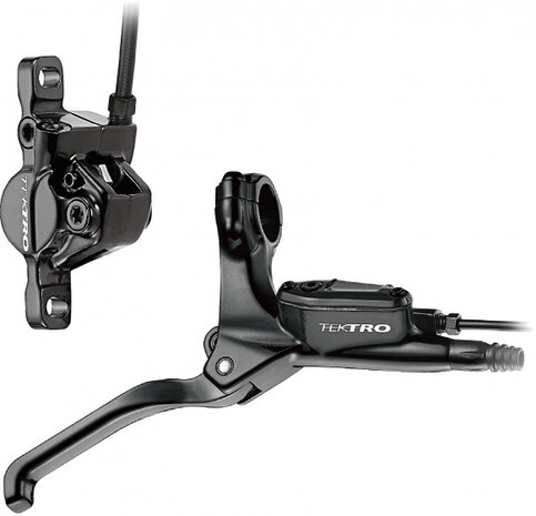 Tektro Hd-E350 Schijfremset Links 3-Vinger Aluminium Zwart