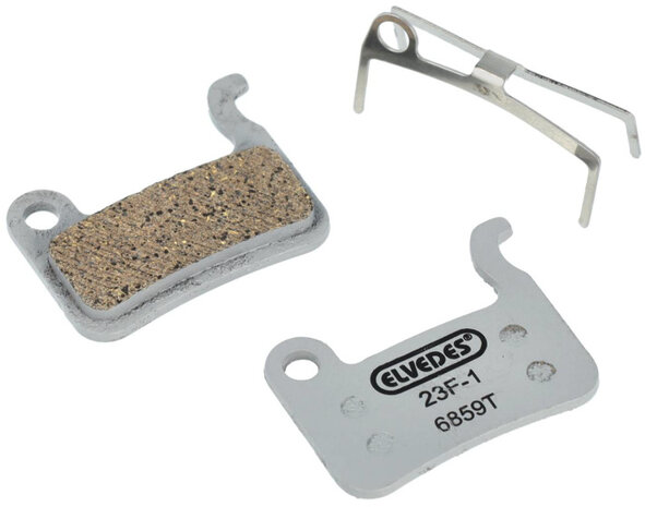 Elvedes Schijfremblokset 6859T (Per Paar) Grijs