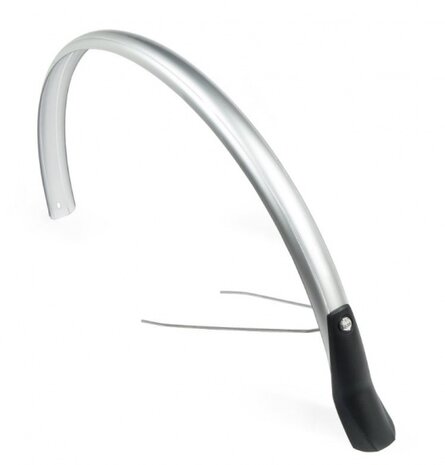 Eurofender Spatbordenset Snello 46 Mm Kunststof zilver 28 inch zilver 28 inch